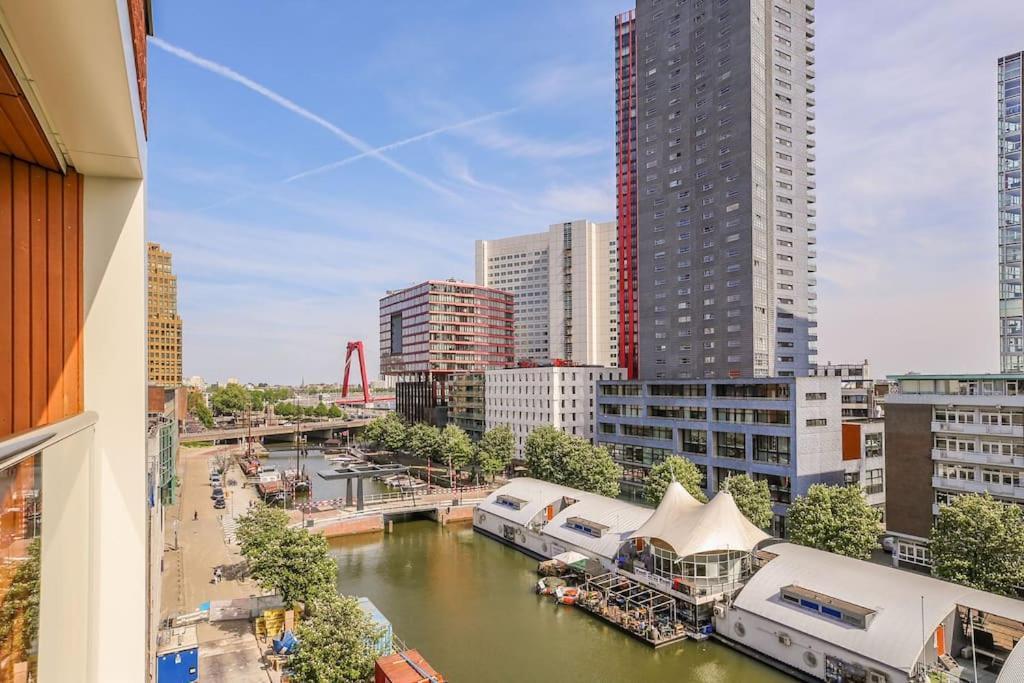 Stunning View Apt Free Parking Apartment Rotterdam Exterior photo